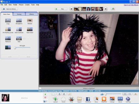 Picasa Digital Photo Editing