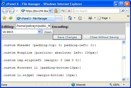 Edit the contents of your files online.